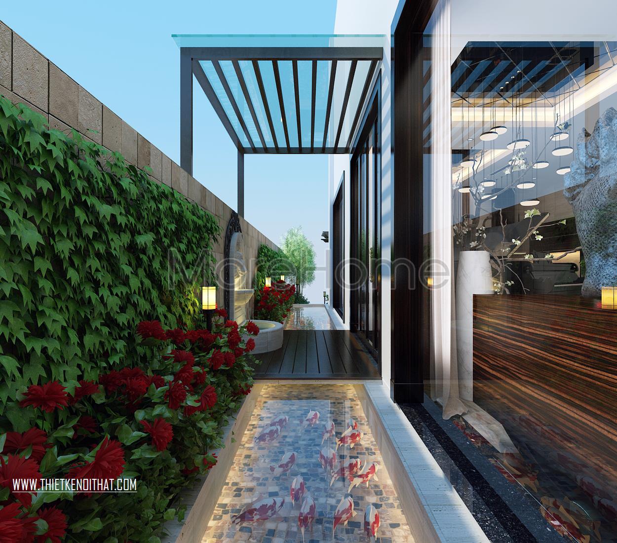 Thiết kế nội thất biệt thự VinHome RiverSide